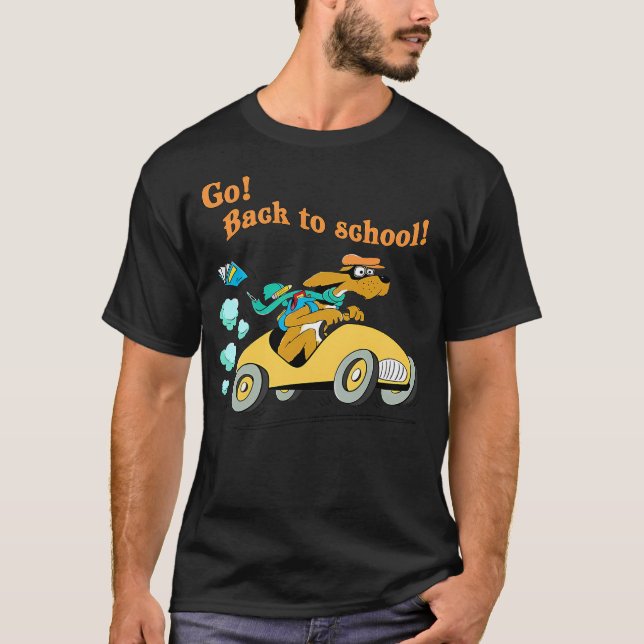 Camiseta Go Dog Go Back To School (Anverso)