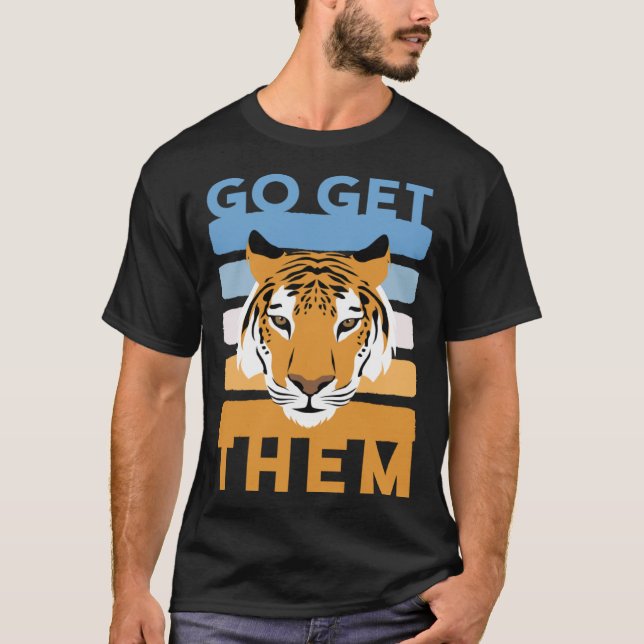 Camiseta Go Get Them Tiger Head (Anverso)