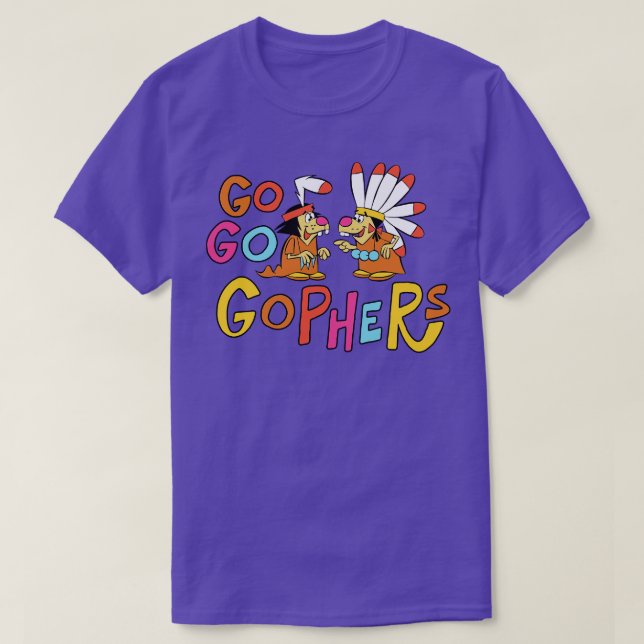 Camiseta Go Go Gophers (Diseño del anverso)
