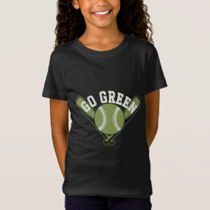 Camiseta Go Green Baseball Design
