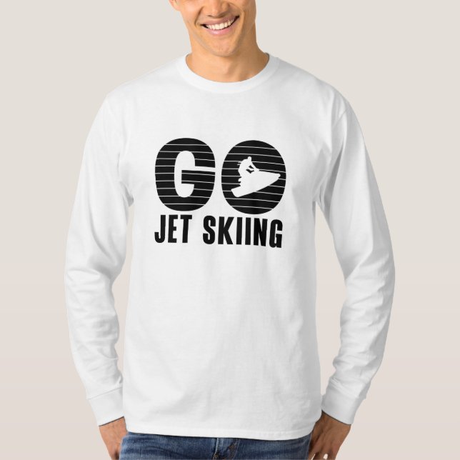 Camiseta Go Jet Skiing Jet Ski Retro Jetski Jet Ski Rider (Anverso)