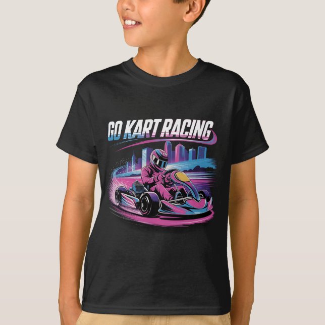 Camiseta Go Kart Carreras (Anverso)