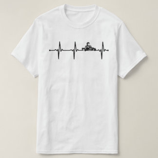 Camiseta Go Kart Carreras Driver ECG Heartbeat Bv