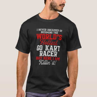Camiseta Go Kart Carreras Karting Go-Cart Racer