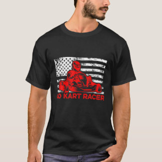 Camiseta Go Kart Carreras Race Karting Go-Cart Racer