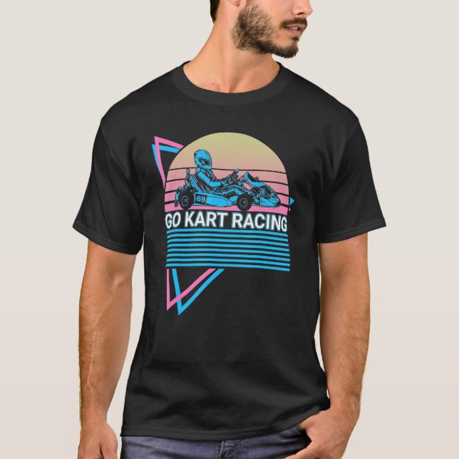 Camiseta Go Kart Carreras Retro Gokart (Anverso)