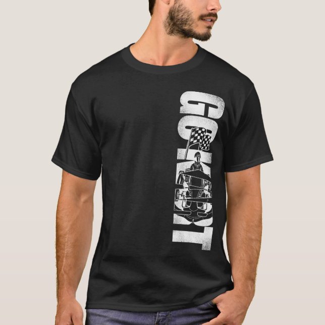 Camiseta Go Kart Go Kart Vintage (Anverso)