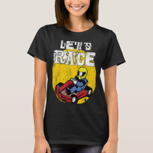 Camiseta Go kart Gokart Carreras Deportes Raza divertida Id