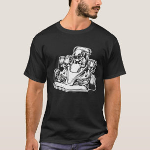 Camiseta Go Kart Racer Race Karting