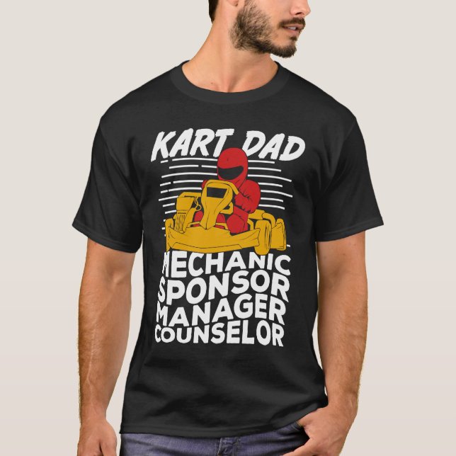 Camiseta Go Kart Racing Dad (Anverso)