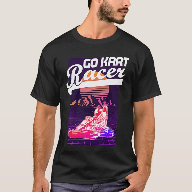 Camiseta Go Kart Racing Road Karting Go Cart Racer (Anverso)