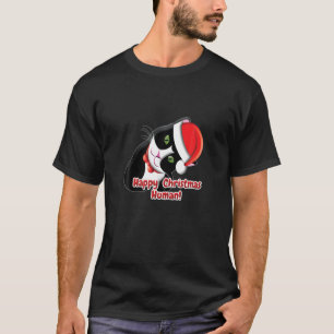 Camiseta Go Kewl Graphics Santa Cat
