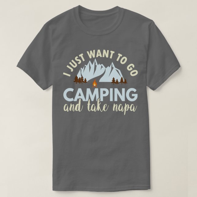 Camiseta Go Mountain Camping (Diseño del anverso)