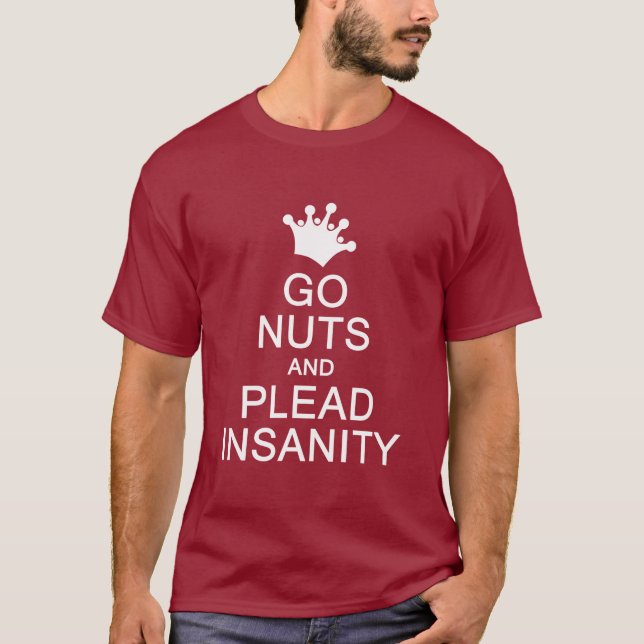 camiseta GO NUTS - elegir estilo y color (Anverso)