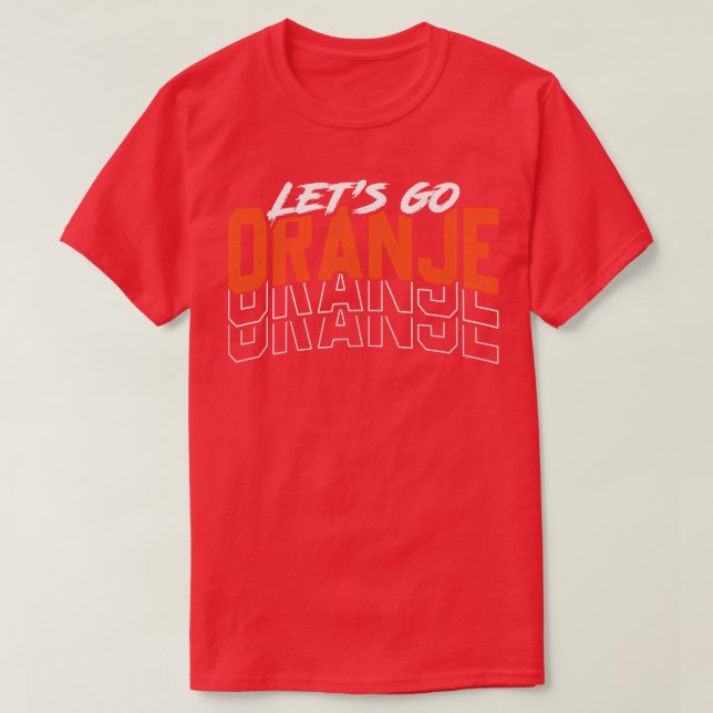 Camiseta Go Oranje Países Bajos (Diseño del anverso)