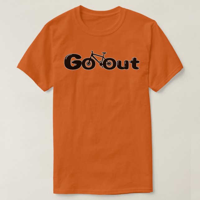 Camiseta Go Out Cycling Design (Diseño del anverso)