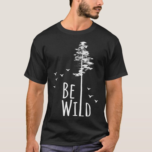 Camiseta Go Outside Nature  Be Wild (Anverso)