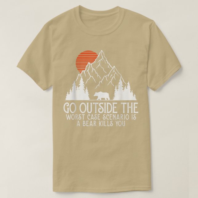 Camiseta Go Outside The W  (Diseño del anverso)