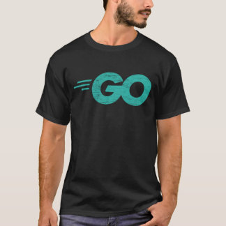 Camiseta Go Programming Language con el logotipo Go angusti