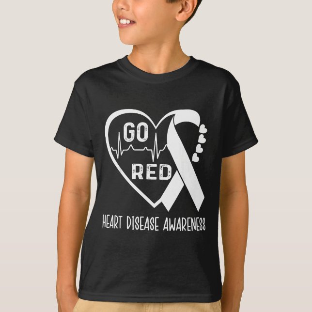 Camiseta Go Red - February American Heart Health Month Awar (Anverso)