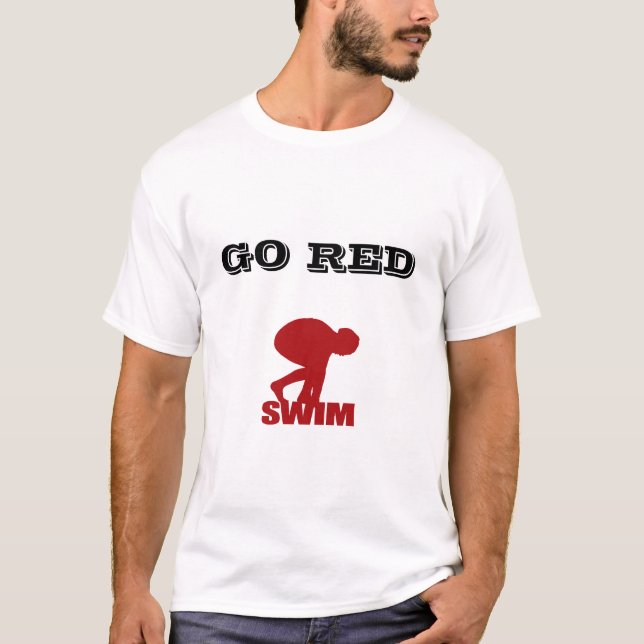 Camiseta GO RED SWIM Tee Shirt (Anverso)