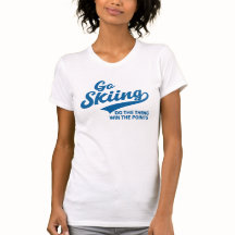 Go Skiing – Minimal Winter Sports Typography Desig