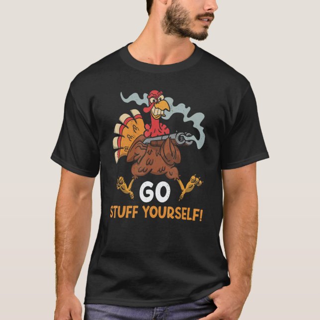 Camiseta Go Stuff Yourself  Thanks Giving  Thanksgiving 2 (Anverso)