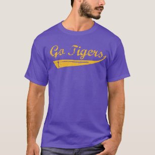 Camiseta Go Tigers Vintage (Oro)