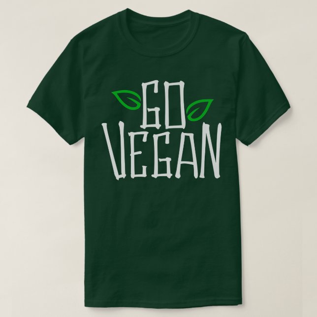 Camiseta Go Vegan (Diseño del anverso)