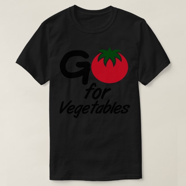 Camiseta Go vegan (Diseño del anverso)