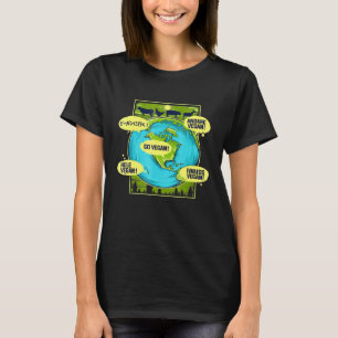 Camiseta Go Vegan Worldwide