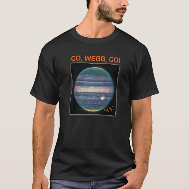 Camiseta GO WEBB GO Webb Space Telescope New Image Jupiter (Anverso)