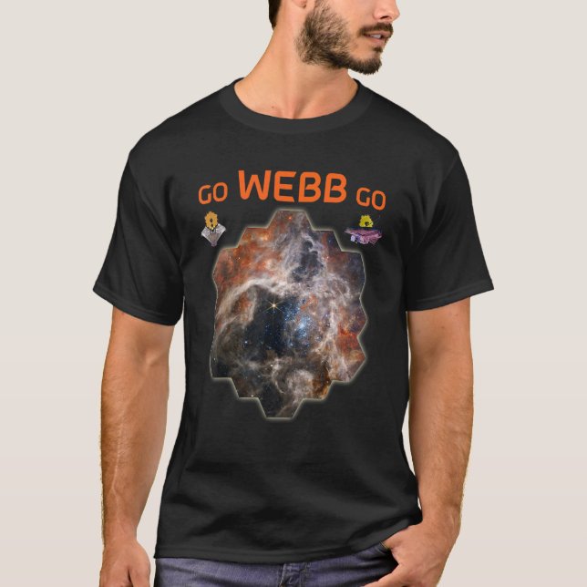 Camiseta GO WEBB GO Webb Space Telescope New Tarantula N (Anverso)