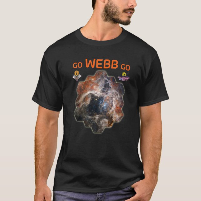 Camiseta GO WEBB GO Webb Space Telescope New Tarantula Nebu (Anverso)