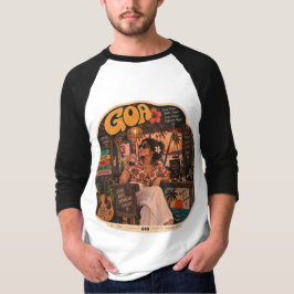 Camiseta Goa — Chica en la barra, ambiente de vida nocturna