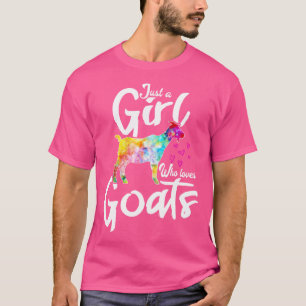 Camiseta Goa Colorida Para Las Cabras Chicas Mujeres Agricu