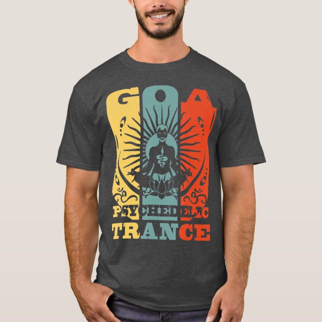 Camiseta Goa Psicodelic Trance OM Psitrance Presente (Anverso)