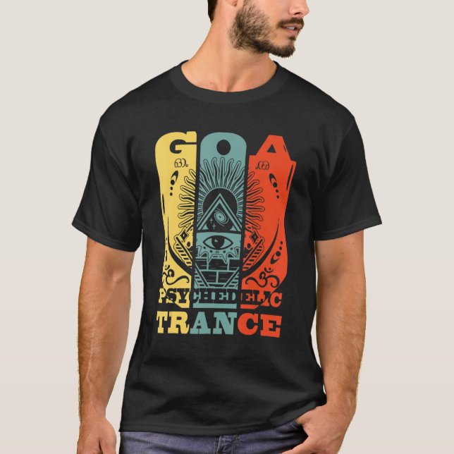 Camiseta Goa Psychedelic Trance Om Psytrance Raver 1 (Anverso)