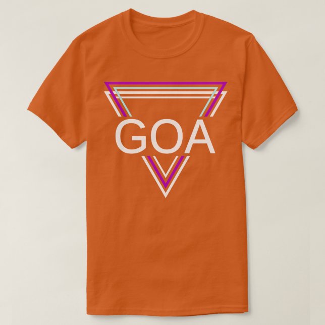Camiseta GOA Techno House Fiesta EDM Festival Electro Rave  (Diseño del anverso)