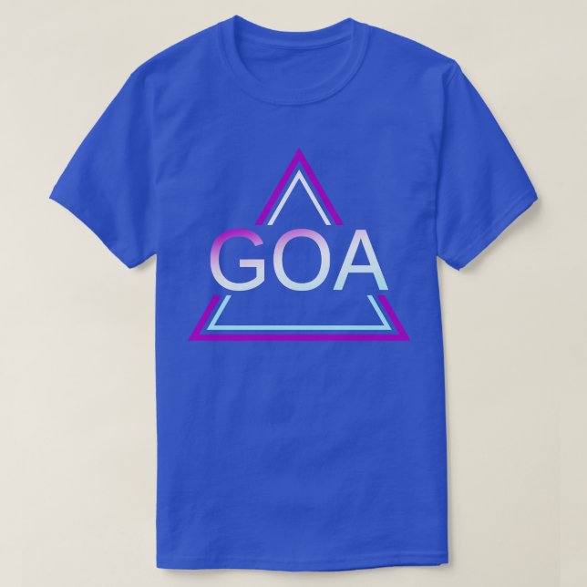 Camiseta GOA Techno House Fiesta EDM Festival Electro Rave  (Diseño del anverso)