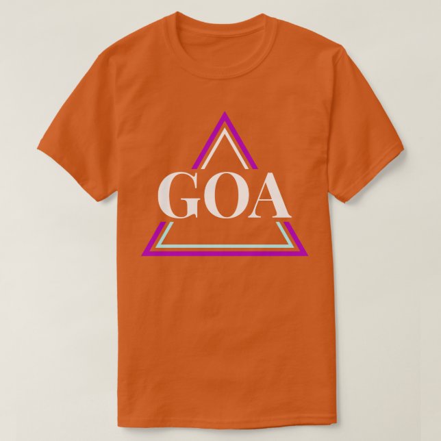 Camiseta GOA Techno House Fiesta EDM Festival Electro Rave  (Diseño del anverso)