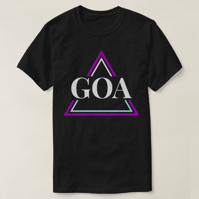 Camiseta GOA Techno House Fiesta EDM Festival Electro Rave  (Diseño del anverso)