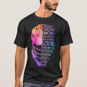 Camiseta Goalie lacrosse mamá la más dulce más hermosa lo