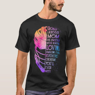 Camiseta Goalie lacrosse mamá la más dulce más hermosa lo