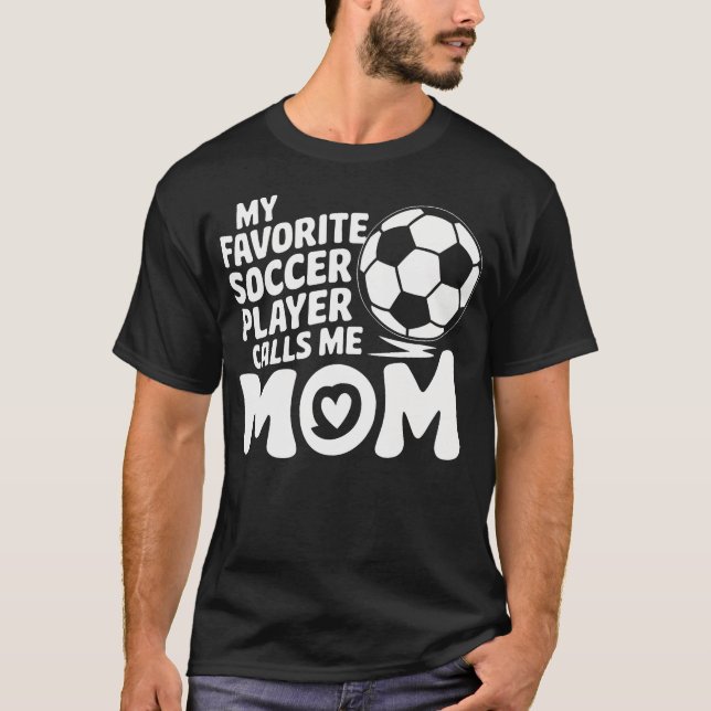 Camiseta Goalkeeper Lover My Favorite Soccer Player Calls M (Anverso)