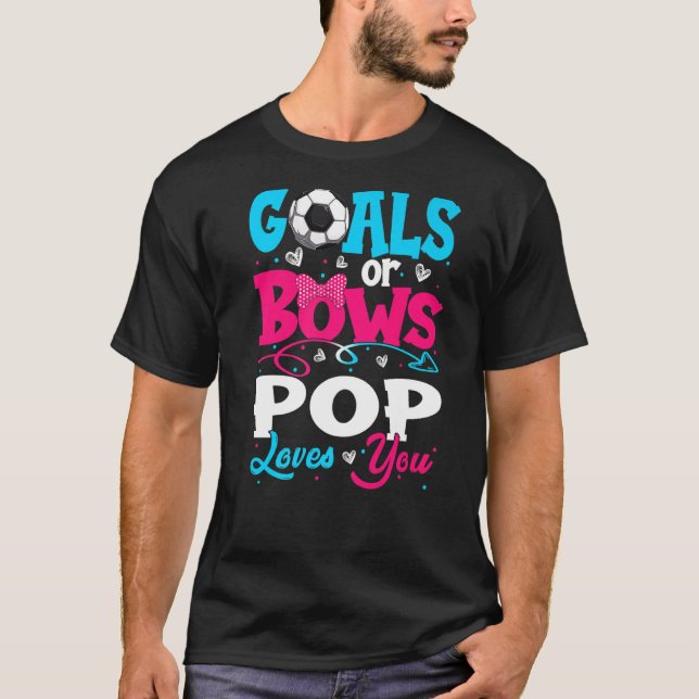 Camiseta Goals Or Bow Keeper Of Gender Pop Loves You Reveal (Anverso)