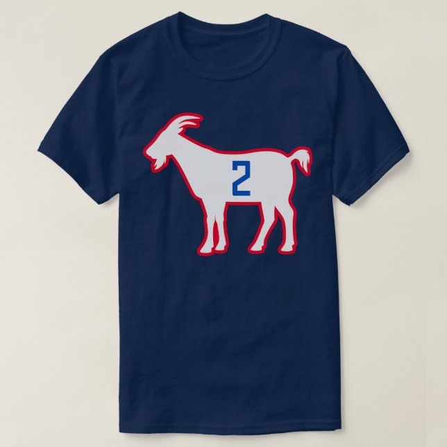 Camiseta GOAT 2 Azul (Diseño del anverso)