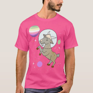 Camiseta Goat Astronaut Genderfae Pride