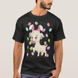 Camiseta Goat Bunny Easter Egg Funny Goat Easter Sunday