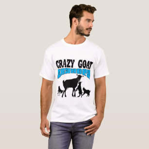 Camiseta GOAT   Crazy Goat Grandpa Blue GYG
